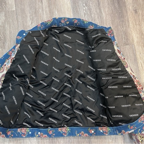 Valabasas "Picasso" Jacket multicolored paisley and floral design sz M - Picture 6 of 12